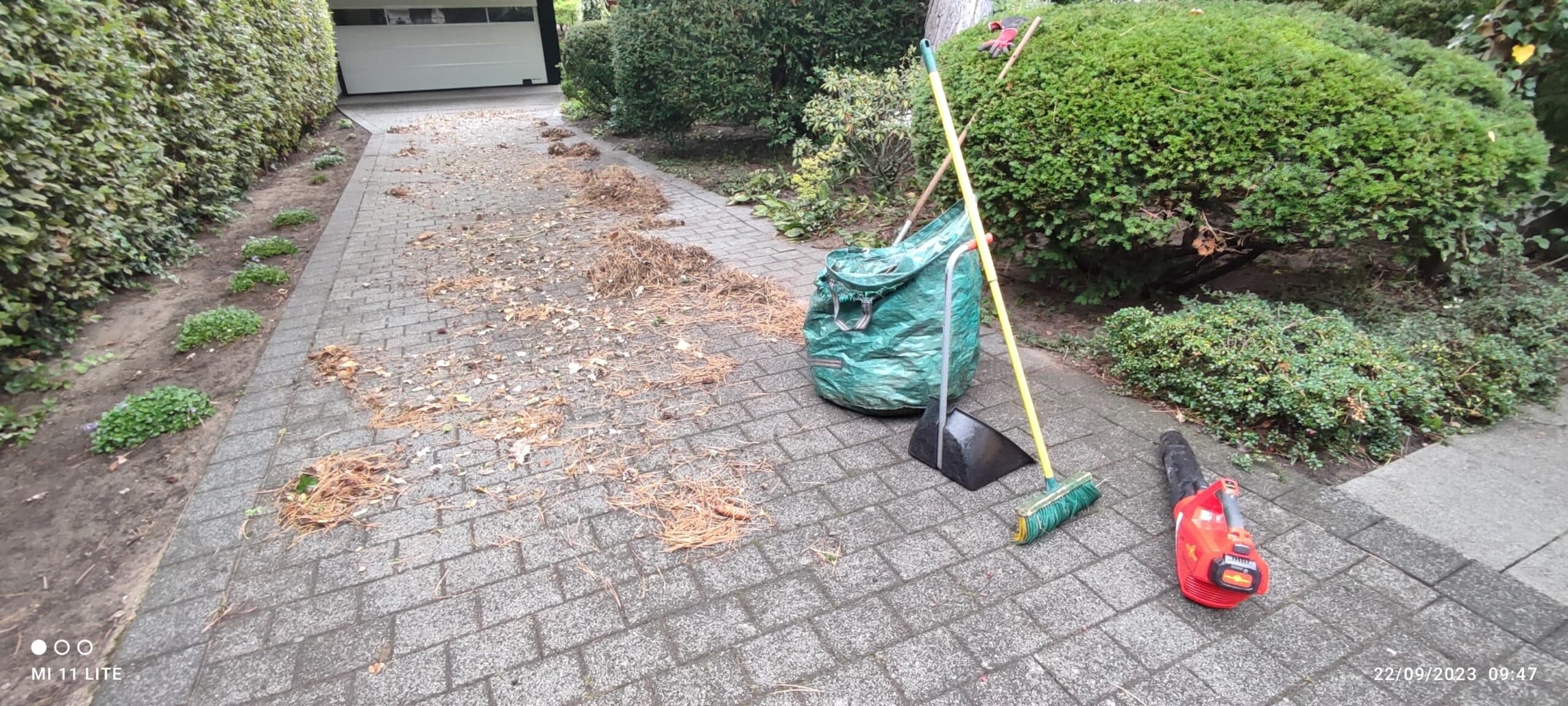 Außenfläche frisch gepflegt
