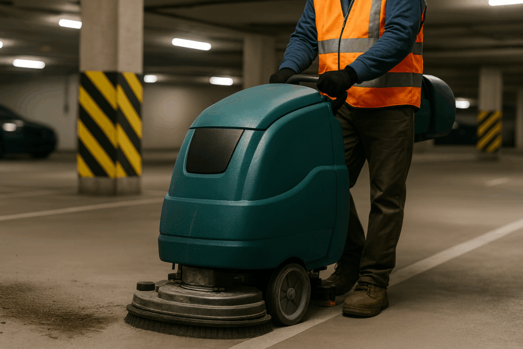 Underground Garage Cleaning